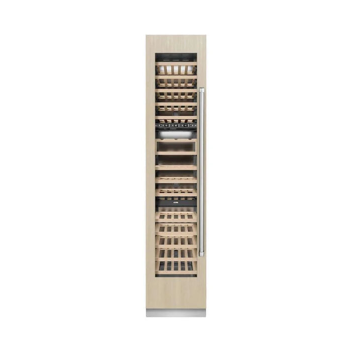ZLINE 18" Triple Zone 68 Bottle Panel Ready Column Left Hinge Wine Cooler RBCWVL-1809K