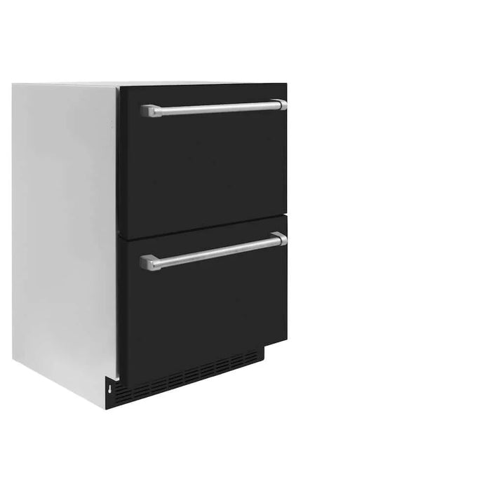 ZLINE 24" Touchstone 168 Can Outdoor-Rated Dual Refrigerator Drawer09K