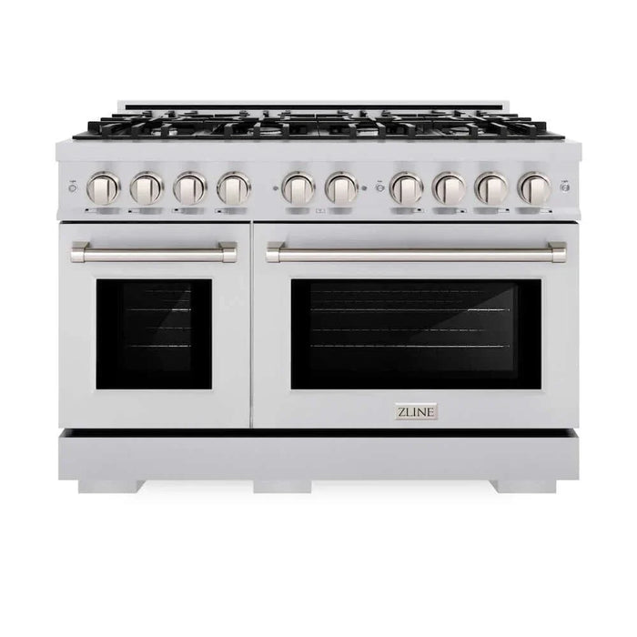 ZLINE 48" Select Dual Fuel Range Gas Cooktop Electric Convection Oven Stainless Steel HDR4809K