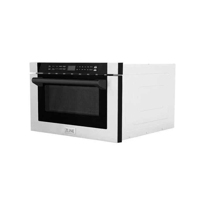 ZLINE 24" Microwave Drawer, Stainless Steel, Bronze MWDZ-1-H-MB09K