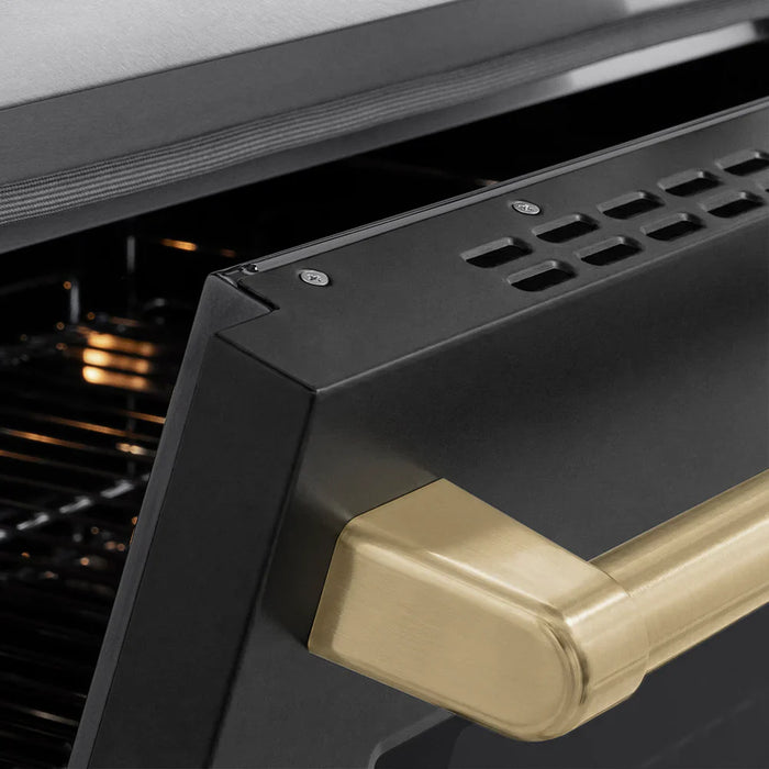 ZLINE Paramount Induction Range, Cooktop, Electric Convection Oven Satin Stainless Steel SINRSZ-BLM3609K