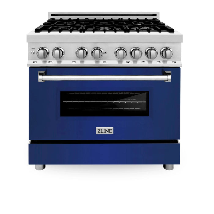 ZLINE 36" Bundle Range RA-BG-36 & Range Hood KB-36, 2KP-RABGRH3609K