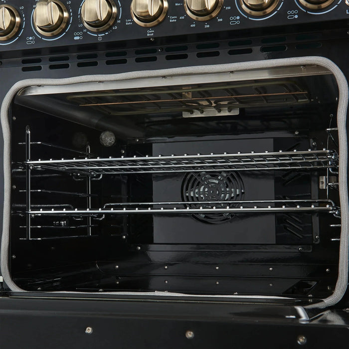 FORNO Paolo 30" Electric Range FFSEL6011-30BLK09K