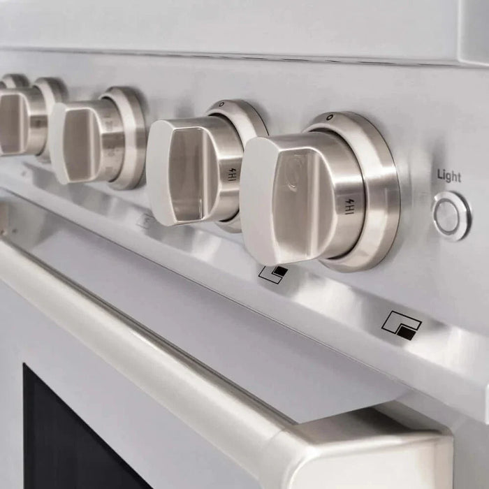ZLINE 30" Dual Fuel Range, Gas Cooktop, Electric Convection Oven Stainless Steel, CDR-BR-3009K