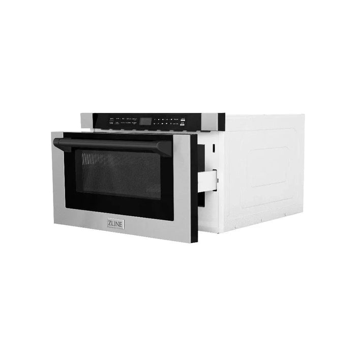 ZLINE 24" Microwave Drawer, Stainless Steel, Bronze MWDZ-1-H-MB09K