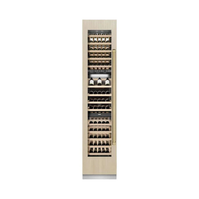 ZLINE 18" Triple Zone 68 Bottle Panel Ready Column Left Hinge Wine Cooler Champagne Bronze RBCWVLZ-18-CB09K