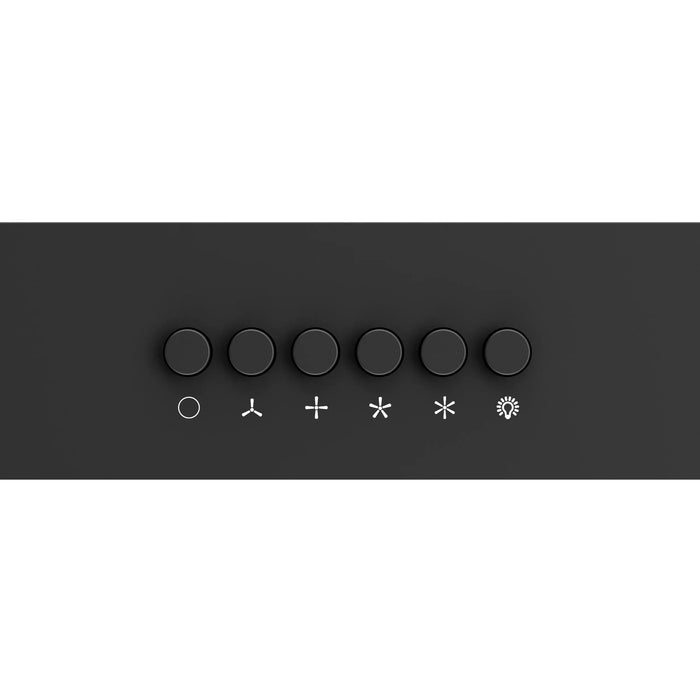 FORNO Espresso Bari 30" 400 CFM Under Cabinet Range Hood FRHUC5255-30BLK09K