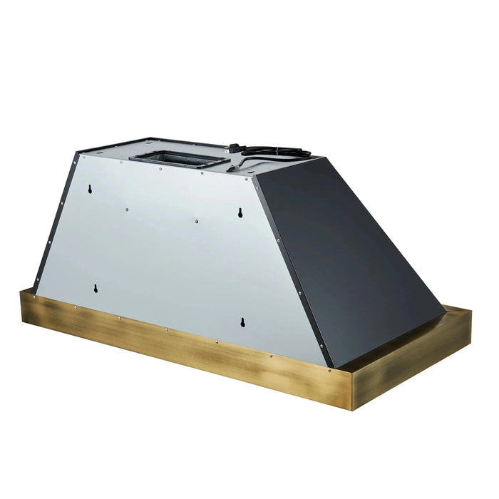 FORNO Vittorio 48" Wall Mount Range Hood FRHWM5078-48BLK09K