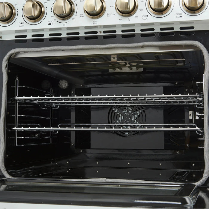 FORNO Paolo 30" Electric Range FFSEL6011-30WHT09K