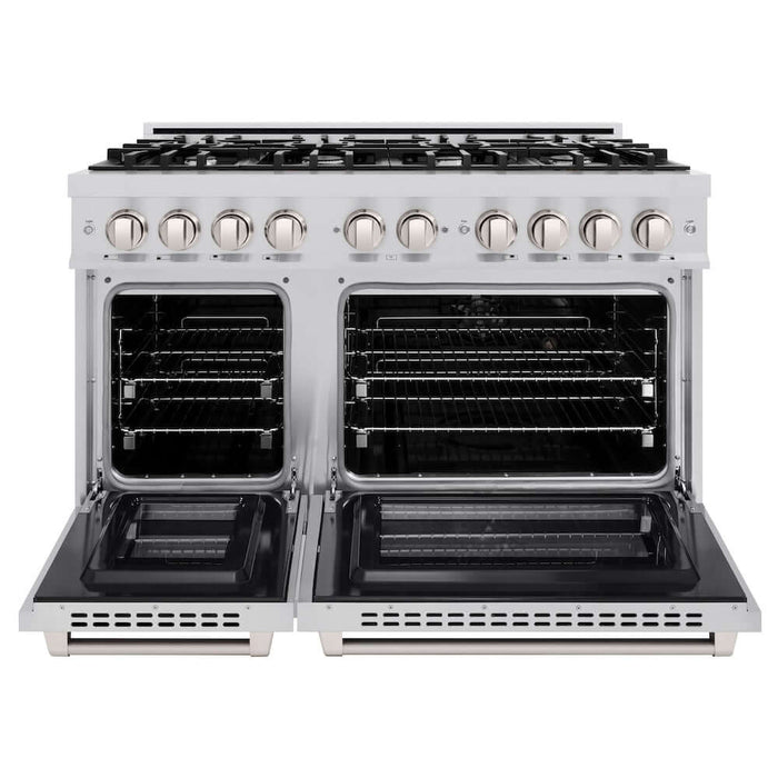 ZLINE 48" Select Dual Fuel Range Gas Cooktop Electric Convection Oven Stainless Steel HDR4809K