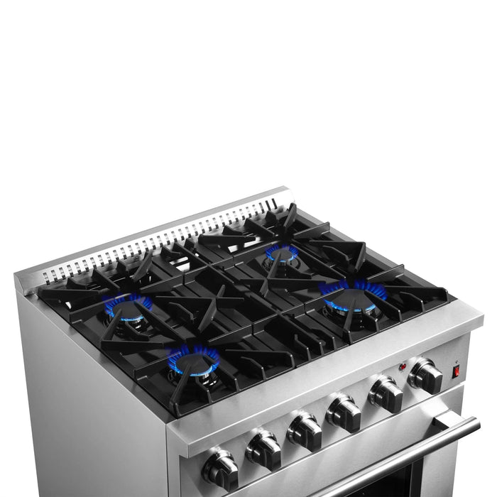 FORNO Marco 30" Dual Fuel Range FFSGS6197-3009K