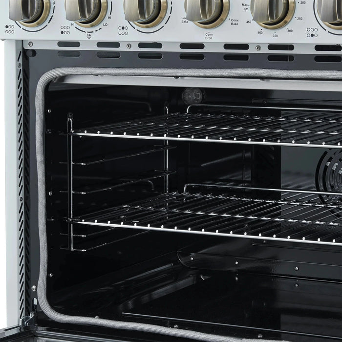 FORNO Paolo 36" Electric Range FFSEL6011-36WHT09K