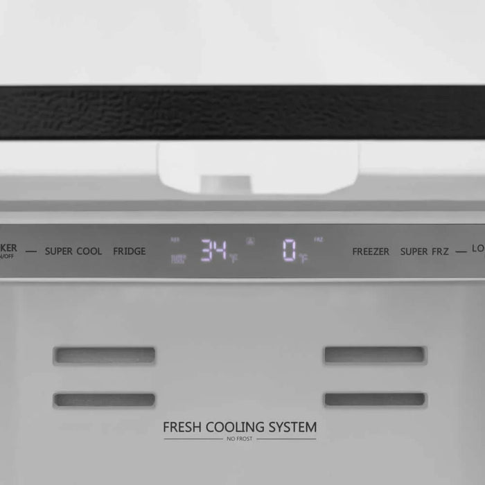 ZLINE Autograph Edition 36" Counter-Depth French Door Refrigerator,  Ice Maker, Fingerprint-Resistant Stainless Steel RFMZ-36-FMB09K