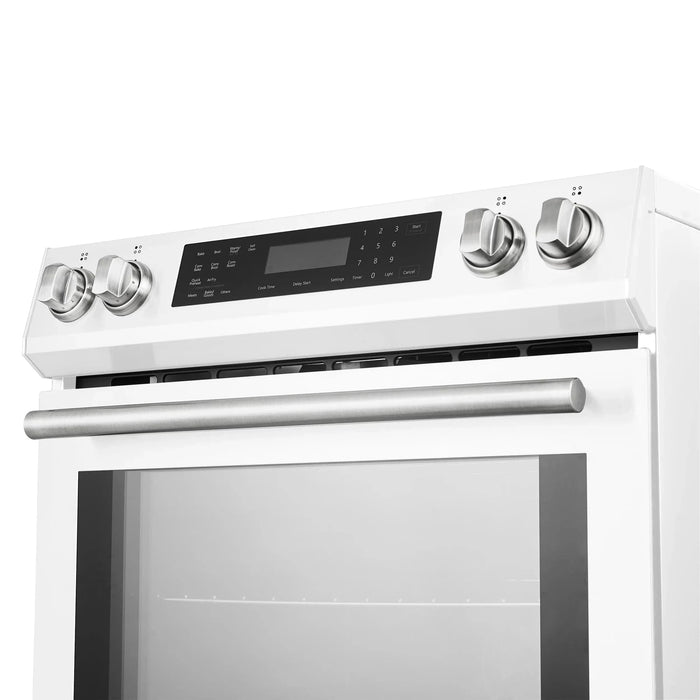 FORNO Espresso Donatello 30" Induction Range, FFSIN0905-30WHT09K