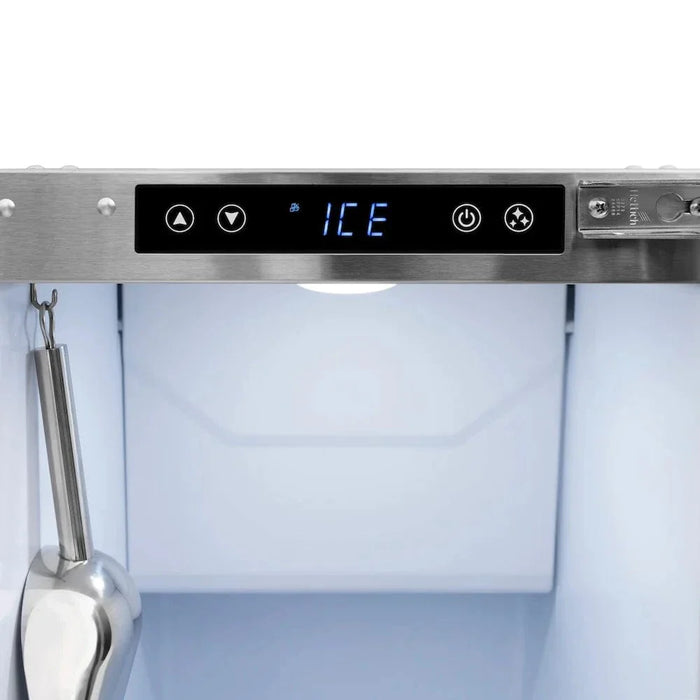 ZLINE 15" Touchstone Clear Cube Ice Maker Drain Pump Panel Ready Door ICCDP-1509K