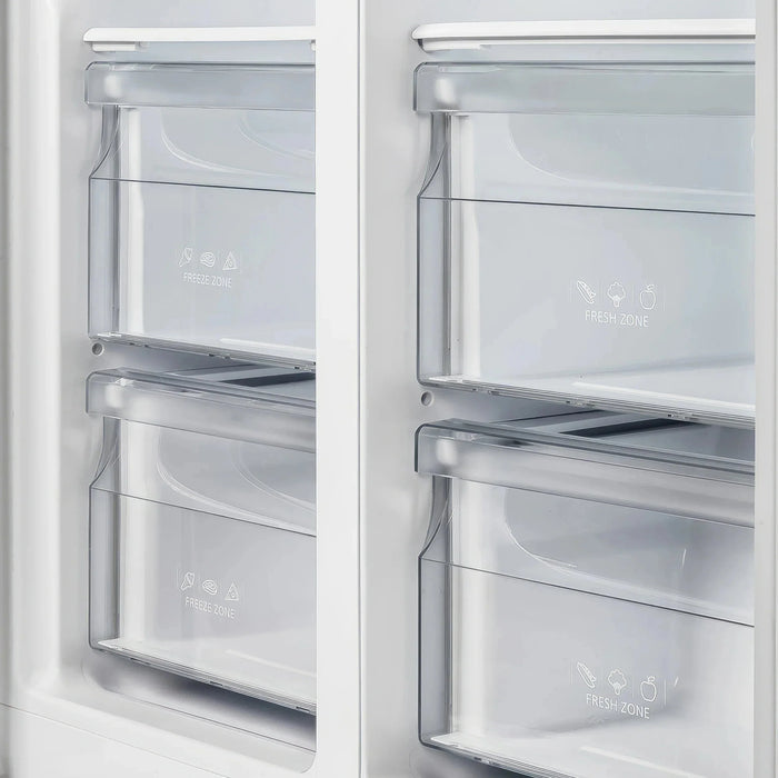 FORNO Salerno 37" Side-by-Side Built-In Refrigerator FFRBI1805-37MG09K