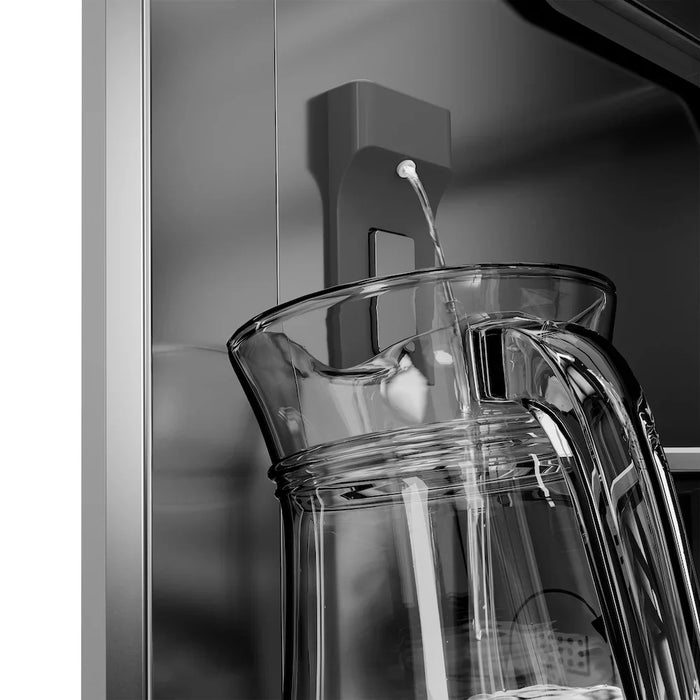 ZLINE 36" French Door Built-In Bottom Freezer Refrigerator, Water Dispenser, Ice Maker SRBIV-BS-3609K