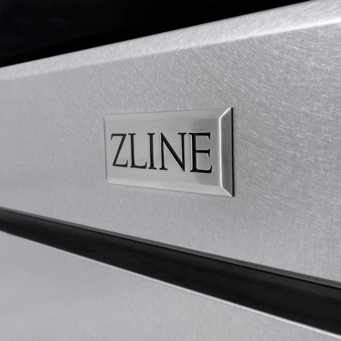 ZLINE 30"Paramount Dual Fuel Range DuraSnow® Stainless Steel SDRS-3009K