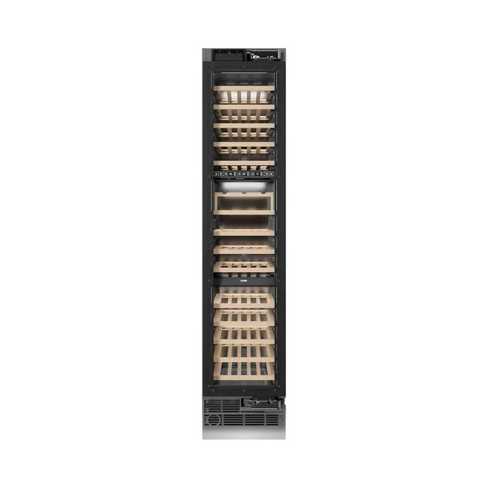 ZLINE 18" Triple Zone 68 Bottle Panel Ready Column Right Hinge Wine Cooler Champagne Bronze RBCWVRZ-18-CB09K