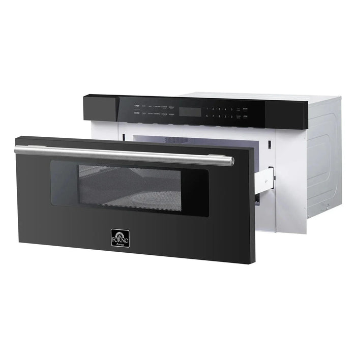 Forno 30" Microwave Drawer in Stainless Steel, FMWDR3000-3009K