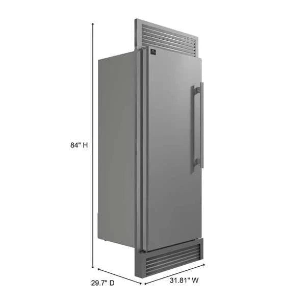 FORNO Maderno 32" Left Swing Convertible Refrigerator FFFFD1722-32LS09K