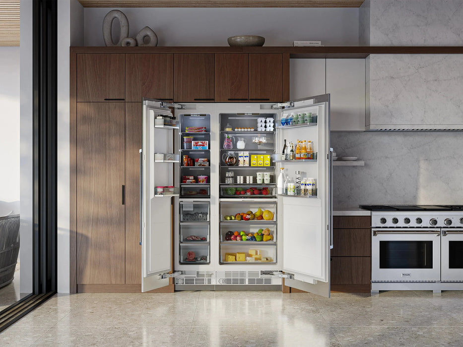 THOR Kitchen X-Series 18" Panel Ready Built-In Freezer XRF18CFZ09K