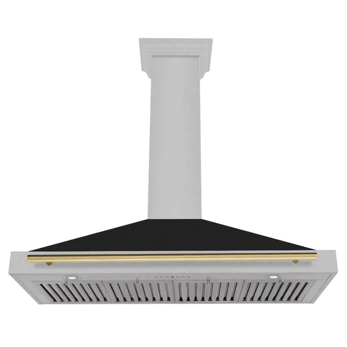 ZLINE 48" Autograph Stainless Wall Range Hood KB4SNZ-BLM48-CB09K