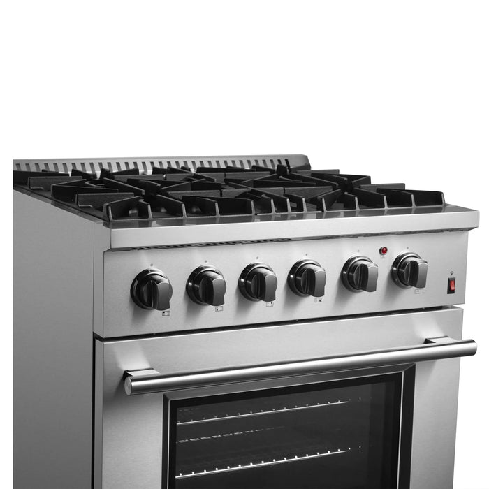 FORNO Marco 30" Dual Fuel Range FFSGS6197-3009K