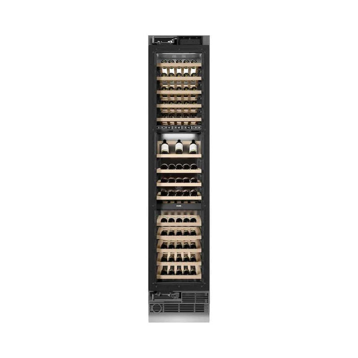 ZLINE 18" Triple Zone 68 Bottle Panel Ready Column Left Hinge Wine Cooler RBCWVL-1809K