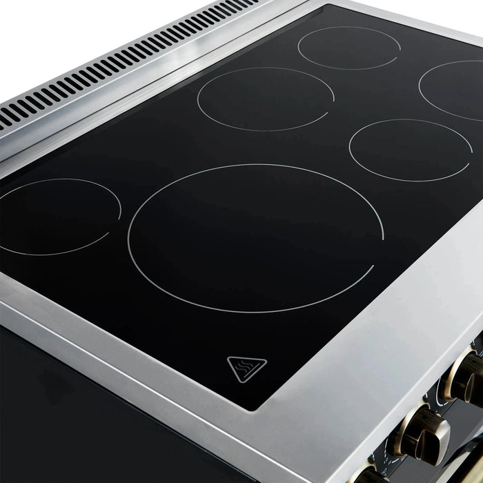 FORNO Paolo 36" Electric Range FFSEL6011-36BLK09K