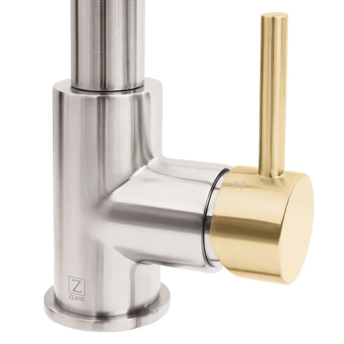 ZLINE Autograph Edition Sierra Pull Down Spring Single Handle Kitchen Faucet, SRA-KF-Z09K