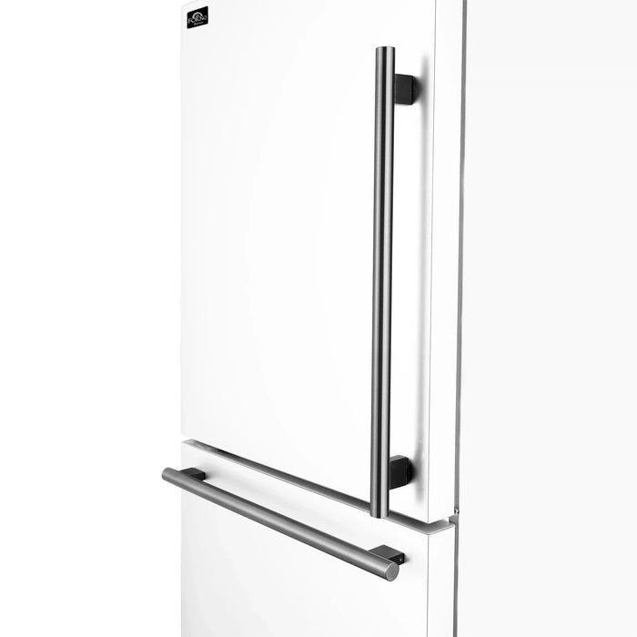 FORNO Espresso Milano 31" Left Swing Refrigerator FFFFD1786-31WHT09K