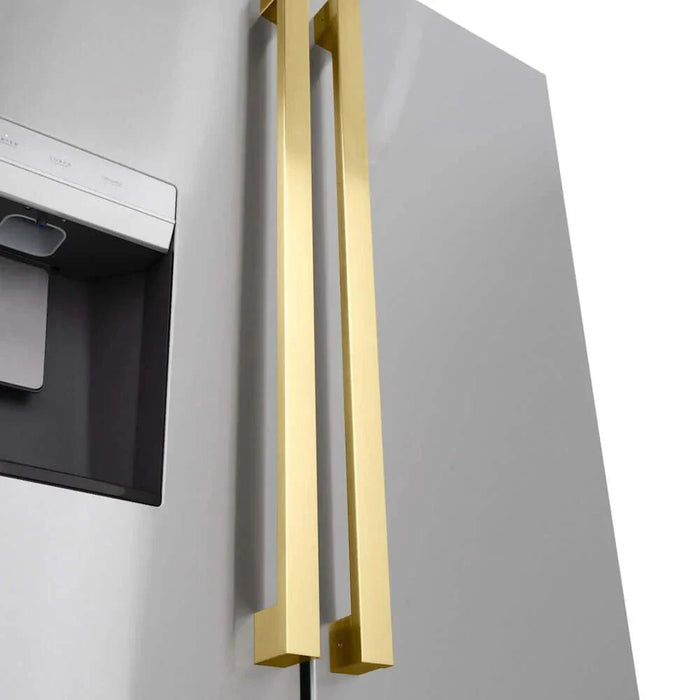 ZLINE 36" Refrigerator, Water, Ice Dispenser, Fingerprint Resistant, RSMZ-W-36-FG09K