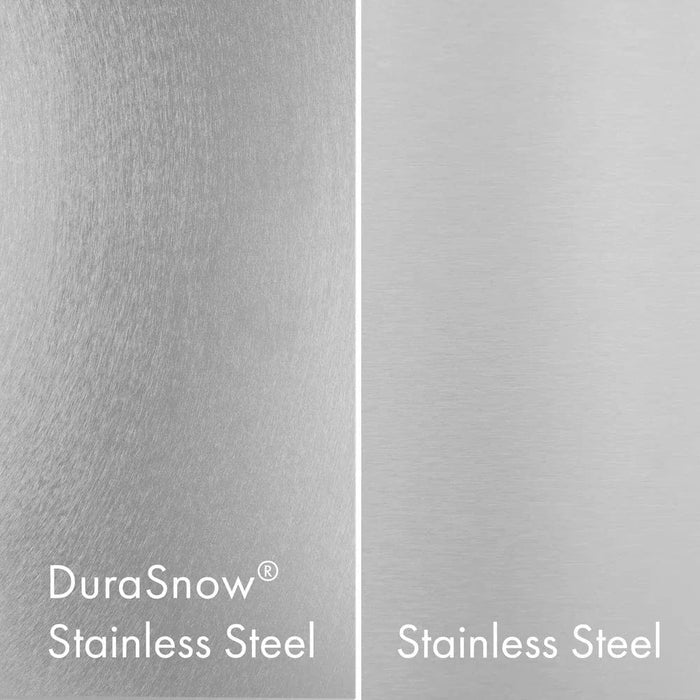 ZLINE 48" Dual Fuel Range, Gas Cooktop, Electric Convection Oven DuraSnow® Stainless Steel, CDRS-4809K