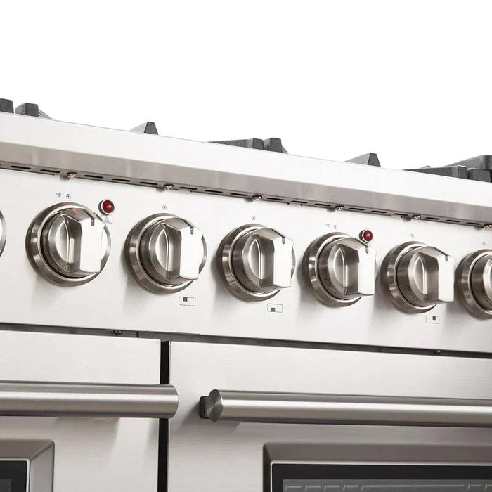 Forno 2-Piece Appliance Package 48" Gas Range, 60" Built-In Refrigerator Stainless Steel FBDL-019-06CAUS09K