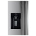 Forno Salerno - 36 in. Side by Side Refrigerator with External Water and Ice Dispenser FFRBI1844-40SG Forno