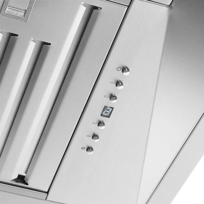 Forno Altilia 60-Inch 1200 CFM Insert Range Hood in Stainless Steel FRHRE5337-60 Forno