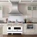 ZLINE 48" Autograph Gas Range, DuraSnow, White Door, RGSZ-WM-48-G - Farmhouse Kitchen and Bath