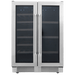 THOR 24 Inch French Door Wine and Beverage Center, 21 Wine Bottle Capacity and 95 Can Capacity  TBC2401DI - Farmhouse Kitchen and Bath