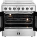 Forno Galiano 36 in. French Door Freestanding All Electric Range, Stainless Steel, FFSEL6917-36 Forno