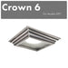ZLINE Crown Molding #6 for Island Range Hood, CM6-597i - Farmhouse Kitchen and Bath