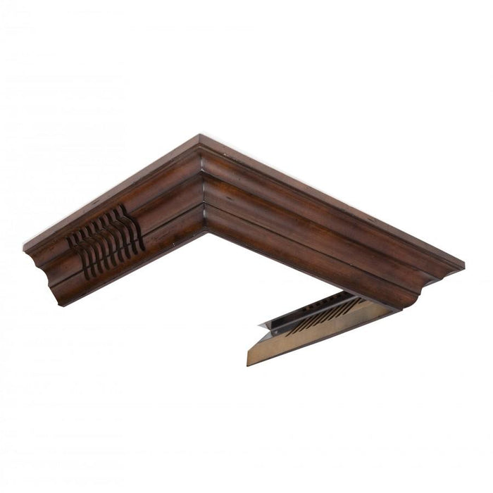 ZLINE Vented Crown Molding Profile 6 for Wall Mount Range Hood, CM6V-300W - Farmhouse Kitchen and Bath
