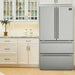 Forno Moena - 36 in. French Door Counter Depth Refrigerator in Stainless Steel FFRBI1820-36SB Forno