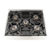 Forno Capriasca - 30 in. Professional Range with Gas Stove and Gas Oven, Stainless Steel FFSGS6260 - 30 - Farmhouse Kitchen and Bath