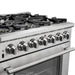 Forno Capriasca - 36 in. Professional Freestanding Range with Gas Stove and Gas Oven FFSGS6260 - 36 - Farmhouse Kitchen and Bath