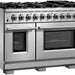 Forno Capriasca - 48 in. Professional Dual Fuel Freestanding Range, FFSGS6187 - 48 - Farmhouse Kitchen and Bath