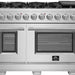 Forno Capriasca - 48 in. Professional Dual Fuel Freestanding Range, FFSGS6187 - 48 - Farmhouse Kitchen and Bath