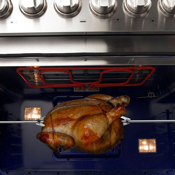 Forno Capriasca - Titanium 30 in. Professional Freestanding Dual Fuel Range, FFSGS6187 - 30 - Farmhouse Kitchen and Bath