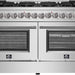 Forno Galiano - 60 in. Gold Professional Freestanding Dual Fuel Range, Stainless Steel FFSGS6156 - 60 - Farmhouse Kitchen and Bath