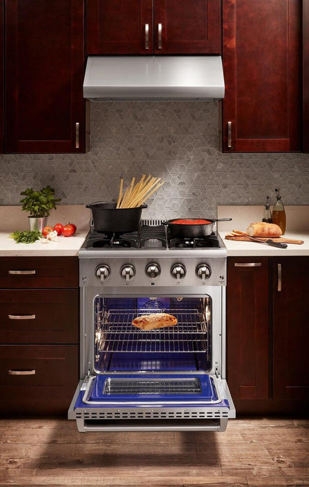 THOR 30" Professional Propane Range in Stainless Steel, HRG3080ULP - Farmhouse Kitchen and Bath